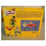 VINTAGE 2002 The Simpsons COMICS BONGO GROUP Action Figures By Playmates #199194 - IN BOX - AWESOME PIECE!!!!! - SEE PICTURES!