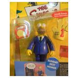 VINTAGE 2000 The Simpsons Intelli-Tronic Voice Activation "SUNDAY BEST HOMER" #99192 & "SUNDAY BEST BART" #99191 By Playmates - IN BOX - AWESOME PIECES! - SEE PICTURES!