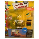 VINTAGE 2001 The Simpsons WORLD OF SPRINGFIELD INTERACTIVE FIGURE - UTER #199242 By Playmates - IN BOX - AWESOME PIECE! - SEE PICTURES!