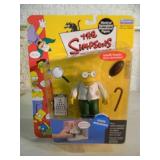 VINTAGE 2001 The Simpsons WORLD OF SPRINGFIELD INTERACTIVE FIGURE - HANS MOLEMAN #199237 By Playmates - IN BOX - AWESOME PIECE! - SEE PICTURES!