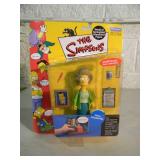 VINTAGE 2001 The Simpsons WORLD OF SPRINGFIELD INTERACTIVE FIGURE - EDNA KRABAPPEL #199233 By Playmates - IN BOX - AWESOME PIECE! - SEE PICTURES!