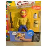 VINTAGE 2002 The Simpsons WORLD OF SPRINGFIELD INTERACTIVE FIGURE - RAGIN WILLIE #199245 By Playmates - IN BOX - AWESOME PIECE! - SEE PICTURES!