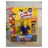 VINTAGE 2002 The Simpsons WORLD OF SPRINGFIELD INTERACTIVE FIGURE - SUPER INTENDENT CHALMERS #199244 By Playmates - IN BOX - AWESOME PIECE! - SEE PICTURES!
