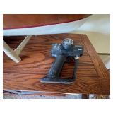 Vintage Wooden RC Model Speed Boat with Remote Control