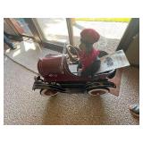 Deluxe Roadster Pedal Car with Driver Figure