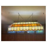 Stained Glass Pool Table Light Fixture