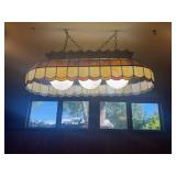 Stained Glass Pool Table Light Fixture
