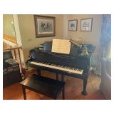 K. Kawai Model KG-2C Baby Grand Piano with Bench