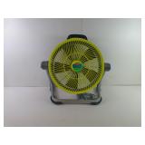 Ryobi Air Cannon Floor Fan 18v Or Electric Three Speed New Open Box