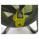 Ryobi Air Cannon Floor Fan 18v Or Electric Three Speed New Open Box