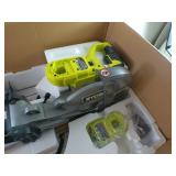 Ryobi 18V Brushless 10" Sliding Compound Miter Saw Kit PBLM01K