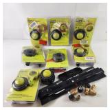 Lot Of Ryobi Bump Feed Trimmer Heads Lawn Mower Blades And More