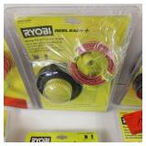 Lot Of Ryobi Bump Feed Trimmer Heads Lawn Mower Blades And More