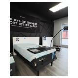 TWIN LUXEBREEZE Tempur-Pedic Soft Mattress with Adjustable Tempur-Ergo Base with Keeson Remote Control.