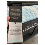 TWIN LUXEBREEZE Tempur-Pedic Soft Mattress with Adjustable Tempur-Ergo Base with Keeson Remote Control.