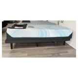 TWIN LUXEBREEZE Tempur-Pedic Soft Mattress with Adjustable Tempur-Ergo Base with Keeson Remote Control.