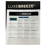 TWIN LUXEBREEZE Tempur-Pedic Soft Mattress with Adjustable Tempur-Ergo Base with Keeson Remote Control.