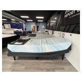 TWIN LUXEBREEZE Tempur-Pedic Soft Mattress with Adjustable Tempur-Ergo Base with Keeson Remote Control.