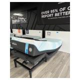 TWIN LUXEBREEZE Tempur-Pedic Soft Mattress with Adjustable Tempur-Ergo Base with Keeson Remote Control.