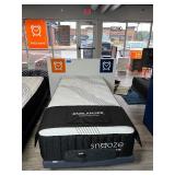 Twin Englander Snooze Paisley Mattress, Comfort Level Plush with adjustable base & white headboard piece