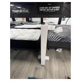 Twin Englander Snooze Paisley Mattress, Comfort Level Plush with adjustable base & white headboard piece