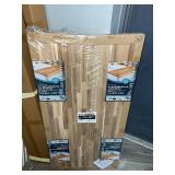 4 Ft Butcher Block Countertop, unfinished