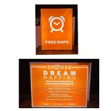 (2) lighted Advertising Display Signs