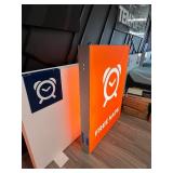 (2) lighted Advertising Display Signs