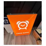 (2) lighted Advertising Display Signs
