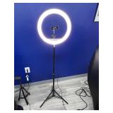 Supersonic Selfie Ring Light with Stand, GE Digital Body Weight Scale Phone Mini-Tripod, Holmes 37" Digital Tower Fan, GAIATOP PTC Ceramic Heater