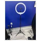 Supersonic Selfie Ring Light with Stand, GE Digital Body Weight Scale Phone Mini-Tripod, Holmes 37" Digital Tower Fan, GAIATOP PTC Ceramic Heater