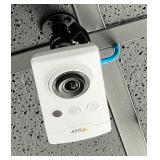 Security System: 2 Axis white box cameras, 3 black alarm.com dome cameras, as well as Alarm.com CSVR2008 SVR