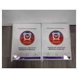 (2) Twin Sleep Premium Smooth Mattress Protectors