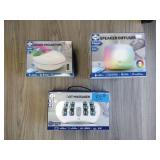 New Sealy Products: Sound Projector Sleep Aid, Multi-color Speaker Diffuser, Vibrating Electric Dual-foot Massager
