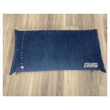 (2) Stearns & Foster navy blue pillows