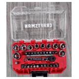 Tool Box and Tools, Craftsman Socket and Ratchet Set