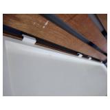 Retail Wall Display Shelves with 8 Slanted Display Triangles As Seen