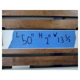 4 Retail Wall display Shelves