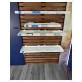 4 Retail Wall display Shelves