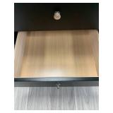 3-Drawer Black Night Stand. Measures 23.5 L X 18 W X 25 H