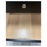 3-Drawer Black Night Stand. Measures 23.5 L X 18 W X 25 H