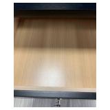3-Drawer Black Night Stand. Measures 23.5 L X 18 W X 25 H