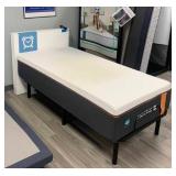 Nectar Twin XL mattress on adjustable Bed Tech base