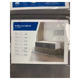 Puffy Lux Hybrid Queen Mattress on adjustable base with BedTech remote