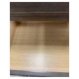 2-Drawer Gray Night Stand Measures 22 L X 16 W X 24.5 H