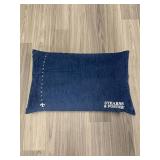 2 Pillows with Blue Removable Stearns & Foster cases