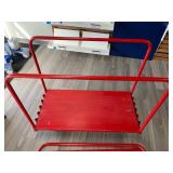 Adjustable panel flatbed dolly