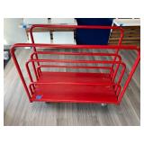 Adjustable panel flatbed dolly