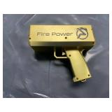 Fire Power money gun with fake $100 bills