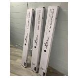 (3) Malouf Universal Adjustable Bed Frame with Glides